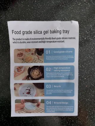 Stampi per forno in silicone 6 pz