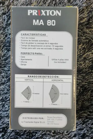 Prixton MA 80 Alarma Detector Movimiento Llamada