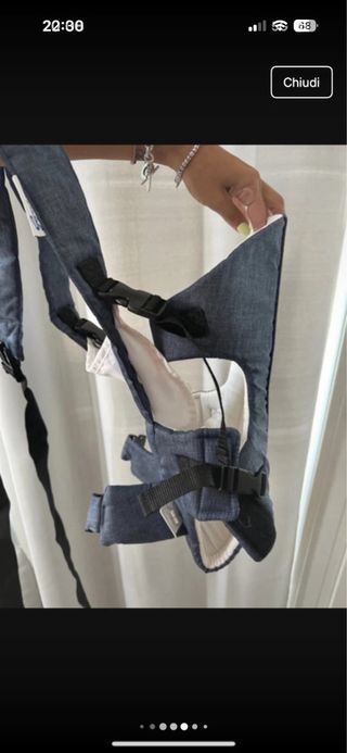 Marsupio neonato jeans