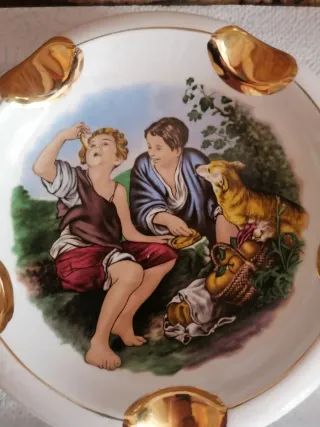 Cenicero de cerámica La Cartuja