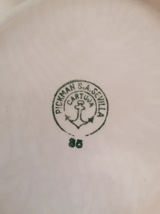 Cenicero de cerámica La Cartuja