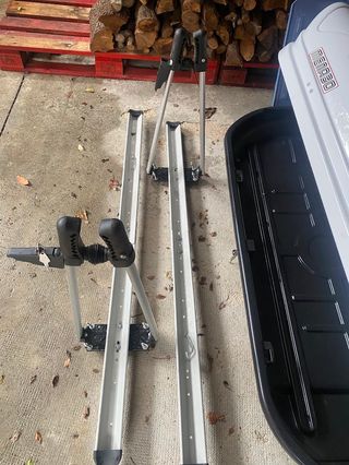 Porta bicicleta para techo vaca