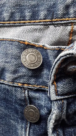 Pantalones vaqueros azules Ralph Lauren.