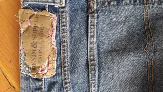 Pantalones vaqueros azules Ralph Lauren.