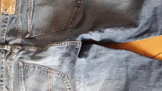 Pantalones vaqueros azules Ralph Lauren.