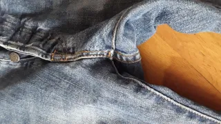 Pantalones vaqueros azules Ralph Lauren.