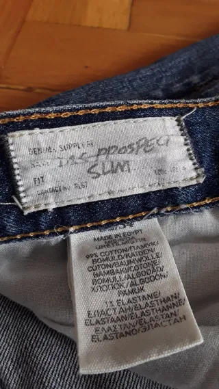 Pantalones vaqueros azules Ralph Lauren.