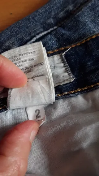 Pantalones vaqueros azules Ralph Lauren.