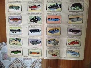 Álbum Automóviles para Cromos completo