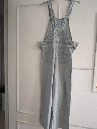 Mono vaquero rayas azules Talla 12, actual y moder