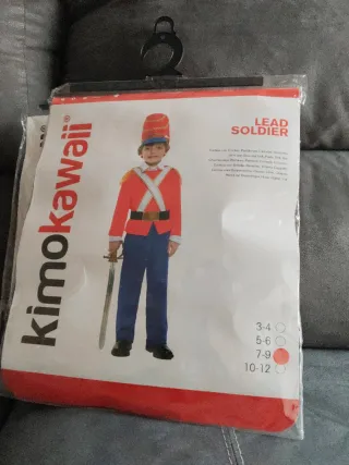 Disfraz Soldado Kimokawaii Mujer y Niño. Tallas ML