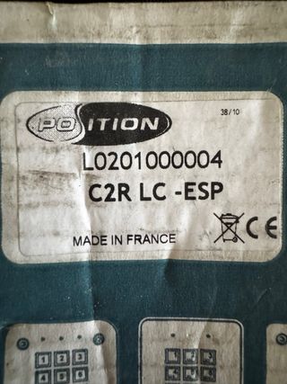 Teclado Acceso Digicode Position