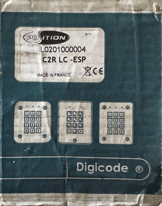 Teclado Acceso Digicode Position