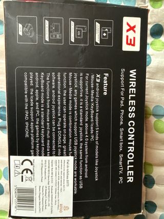 Mando Inalámbrico X3 para PC, Móvil y Tablet