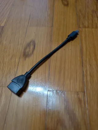 Cable Mini USB a USB (hembra/macho) de 15 cm