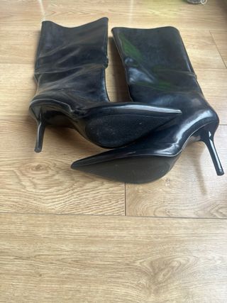 Botas altas tacón Zara Talla 38