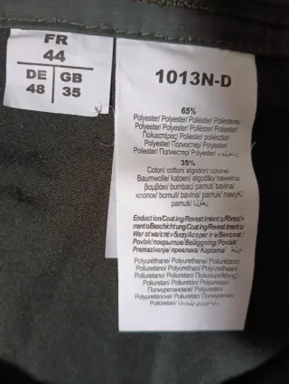 Pantalón caza Percussion impermeable térmico verde