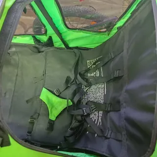 Remolque de bici para niños + 18 meses de 2 plazas