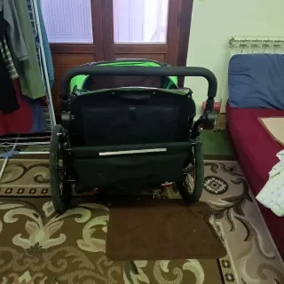 Remolque de bici para niños + 18 meses de 2 plazas