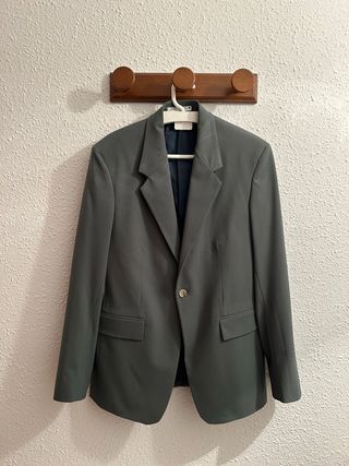 *NUEVO Americana verde oliva talla 50 Zara