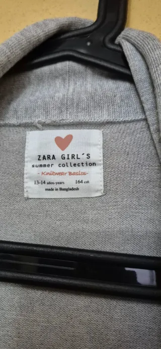 Chaqueta Zara Gris Talla S