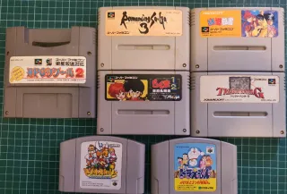 Lote Juegos Retro Super Famicom y N64