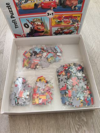 Puzzle Trefl Cars 3+1