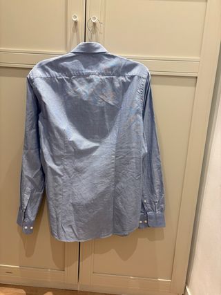 Camisa Silbon Azul Talla M lino