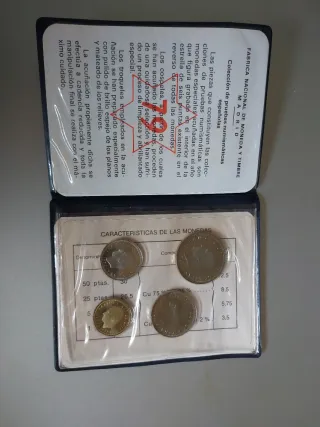 Pruebas Numismáticas 1979 Colección
