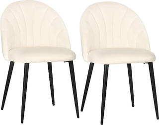 Set 2 Sedie da Salotto e Sala da Pranzo Imbottite