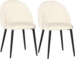 Set 2 Sedie da Salotto e Sala da Pranzo Imbottite