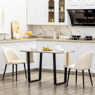 Set 2 Sedie da Salotto e Sala da Pranzo Imbottite