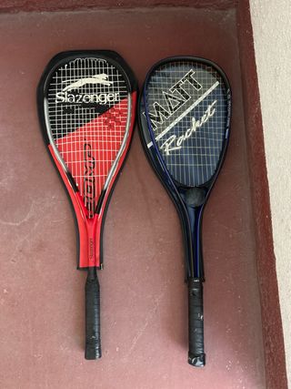 Raquetas de Squash Slazenger y MAT