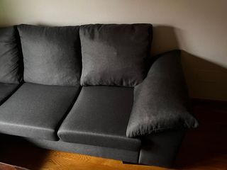 Sofá Chaise Longue Gris Tela