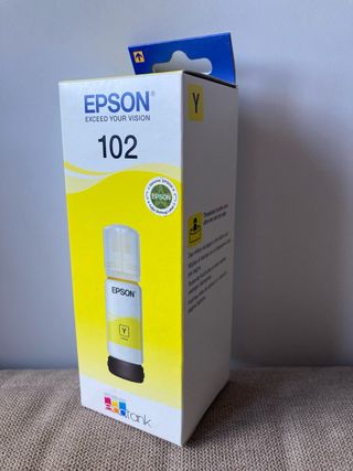 4 Tintas Originales Epson Ecotank 102 (BK.C,Y,M)