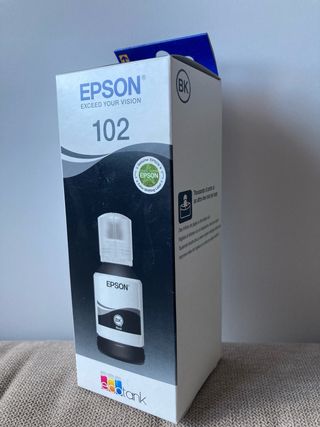 4 Tintas Originales Epson Ecotank 102 (BK.C,Y,M)