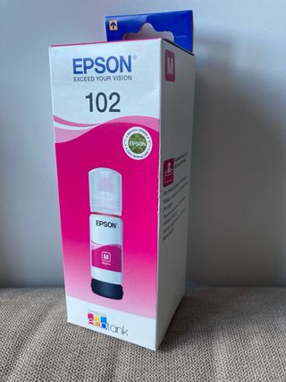 4 Tintas Originales Epson Ecotank 102 (BK.C,Y,M)