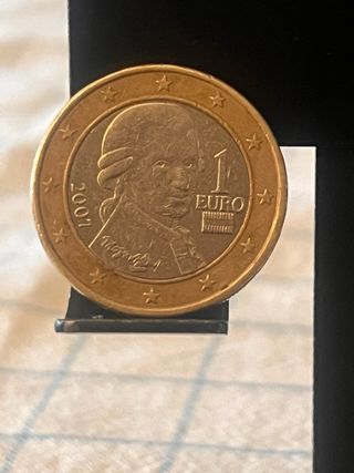 Moneda conmemorativa 1€ Austria Mozart 2007