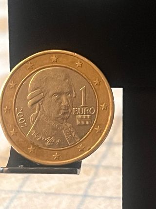 Moneda conmemorativa 1€ Austria Mozart 2007