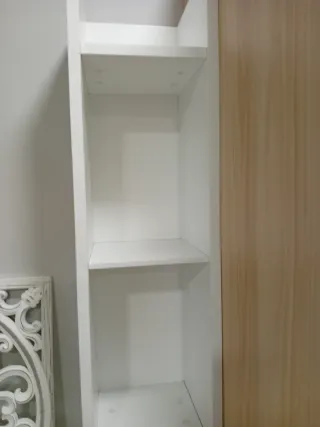 Recibidor blanco lacado, módulo 96, estanteria 175