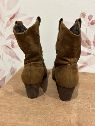 Botines tacón súper cómodos. Usados UNA VEZ.