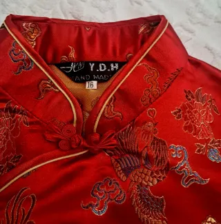 Disfraz traje tradicional china mujer talla XS