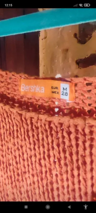 Jersey Bershka calado cuero