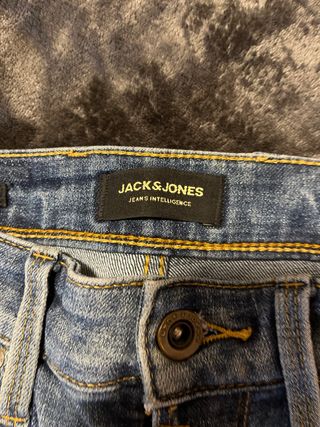 Pantalones slim Jack & Jones azules