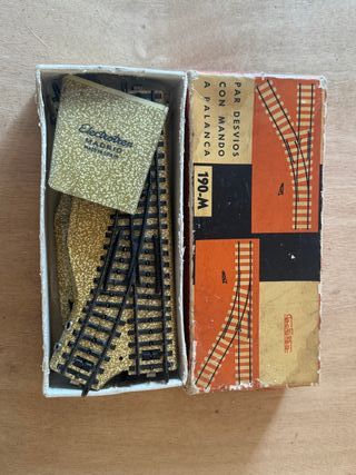 Electrotren M - Par Desvíos Manuales 190-M