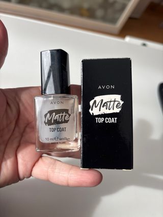 Lote 5 esmaltes Avon + Top Coat matte