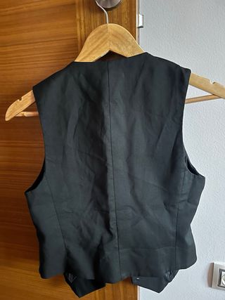 Chaleco Massimo Dutti Negro