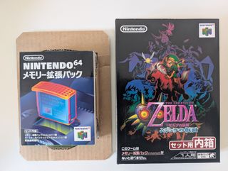 Zelda Majora's Mask N64 Japonés + Exp. Pack