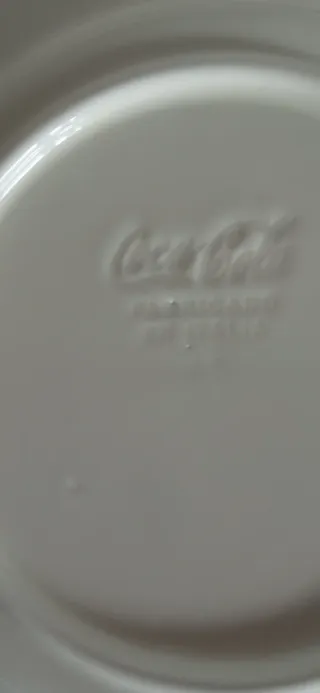 Plato Coca-Cola Vintage 80