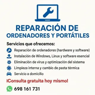 Servicio de reparación de ordenadores
